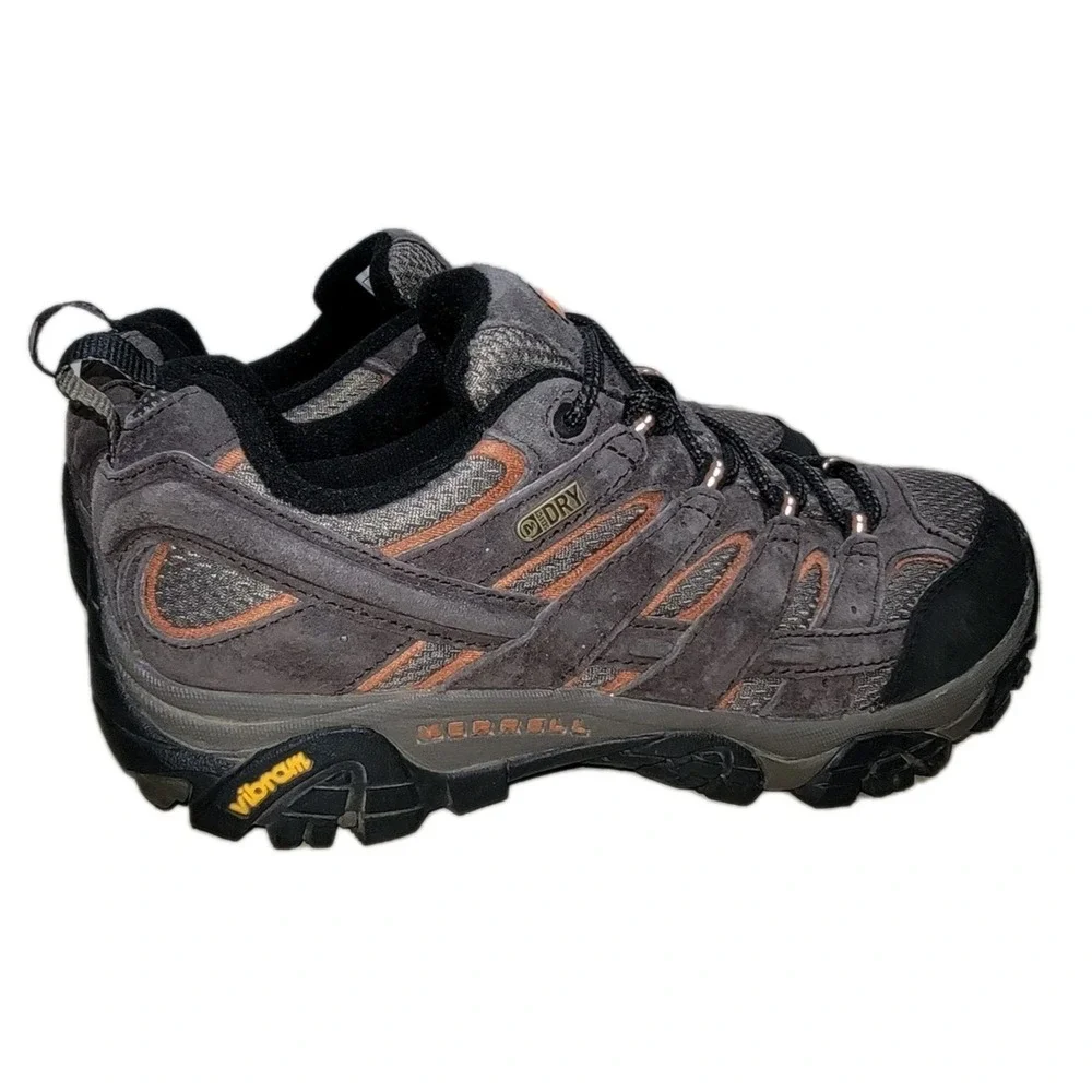 Merrell Moab 2 Waterproof Men's Hiking Shoes Size 7 Brown Low Trail Boots J06027